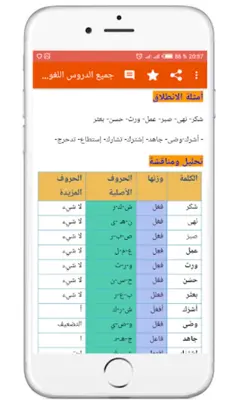 Preparatory Arabic lessons android App screenshot 10